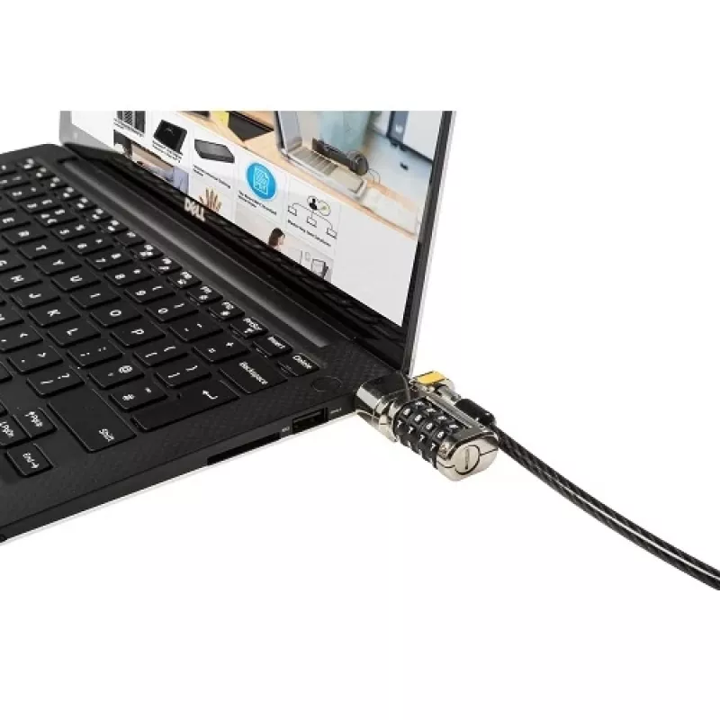 DELL 461-AAEU kaapelilukko musta, ruostumaton teräs 1,8 m
