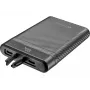 Sandberg Survivor Nano Powerbank 10000, 10000 mAh, litiumioni (Li-Ion), 3,7 V, 20 W, musta