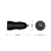 dbramante1928 re-charge - autolaturi USB-C 30W - BLK, auto, savukkeensytytin, musta