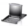 KVM-kytkin ATEN CL5708M räkkiasennus musta 1HE 17 tuuman LCD