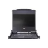 KVM-kytkin ATEN CL5708M räkkiasennus musta 1U 17 tuuman LCD CL5708M-UK
