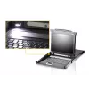 KVM-kytkin ATEN CL5708M räkkiasennus musta 1U 17 tuuman LCD CL5708M-CH