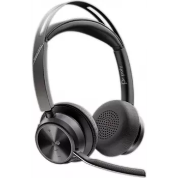 HP Poly Voyager Focus 2 Microsoft Teams Certified USB-C-C kuulokemikrofoni +USB-C/A sovitin