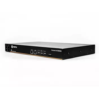 Vertiv Avocent 32-porttinen ACS 8000 kahdella vaihtovirtalähteellä ja analogisella modeemilla - ACS8032MDAC-404