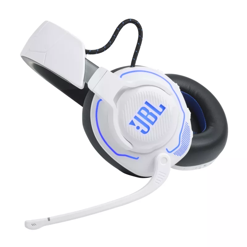 JBL Quantum 910P -headset langallinen & langaton panta gaming USB Type-C Bluetooth sininen, valkoinen