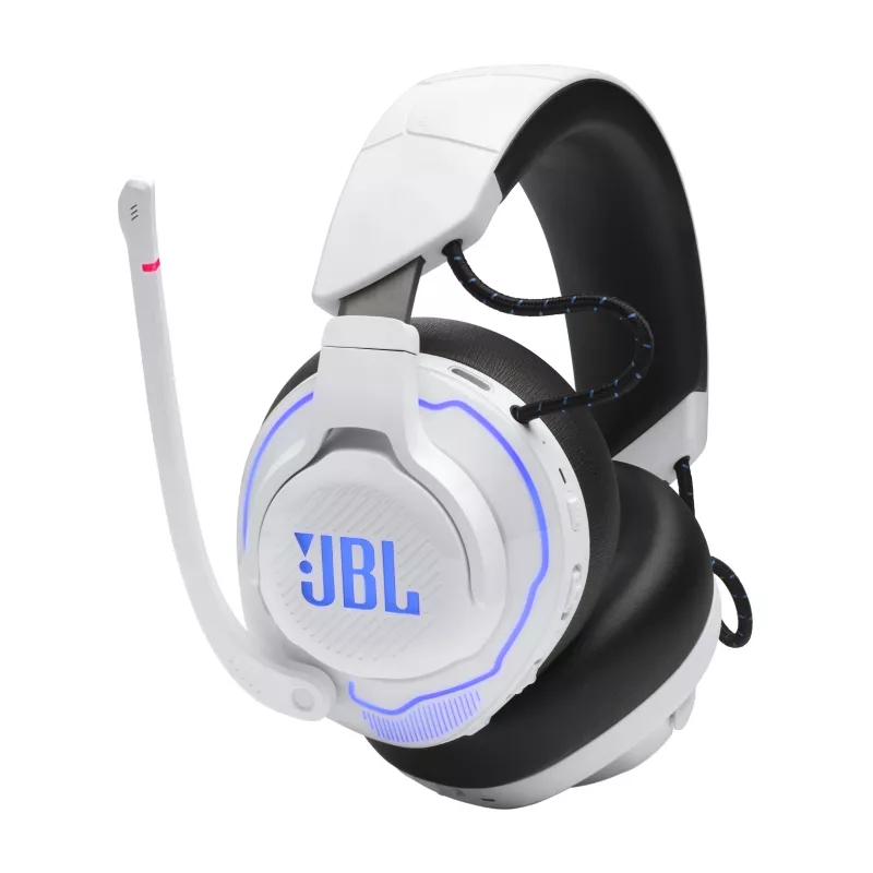JBL Quantum 910P -headset langallinen & langaton panta gaming USB Type-C Bluetooth sininen, valkoinen