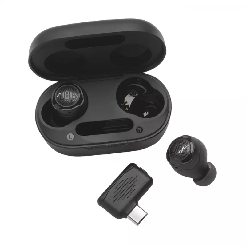 JBL Quantum TWS Air -headset langaton in-ear gaming Bluetooth musta
