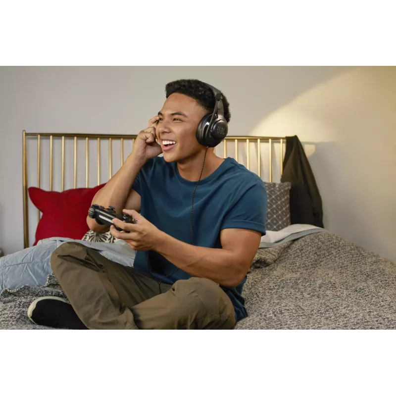 JBL Quantum 200 MUSTA, langallinen, 20 - 20000 Hz, gaming, 248 g, kuulokkeet, musta