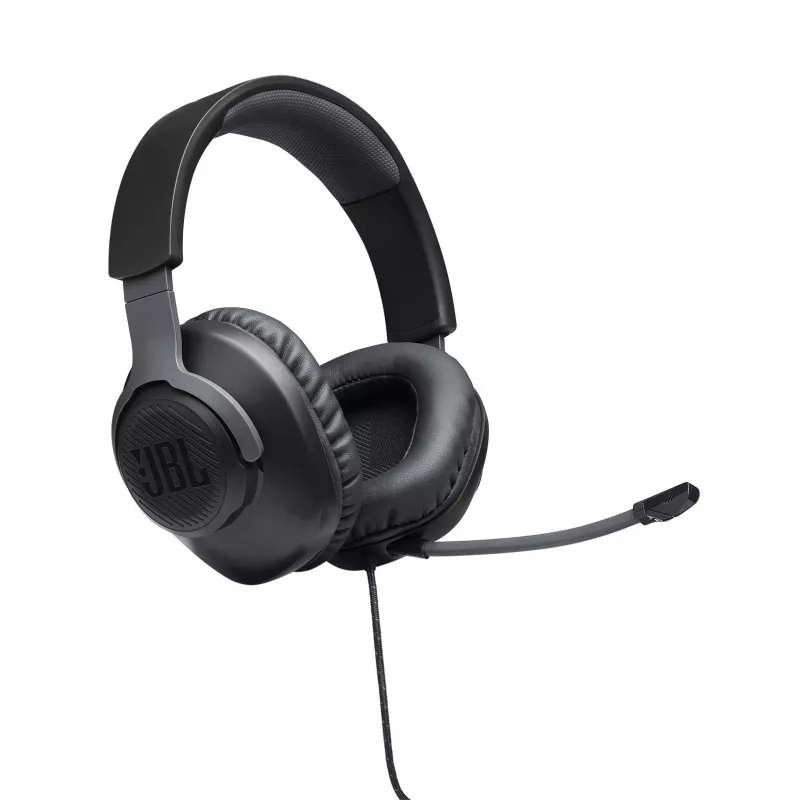 JBL Quantum 100 musta, langallinen, gaming, 20 - 20000 Hz, 216 g, kuulokkeet, musta