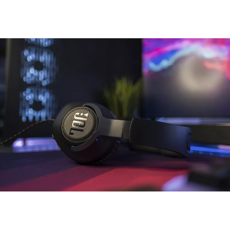 JBL Quantum 100 musta, langallinen, gaming, 20 - 20000 Hz, 216 g, kuulokkeet, musta