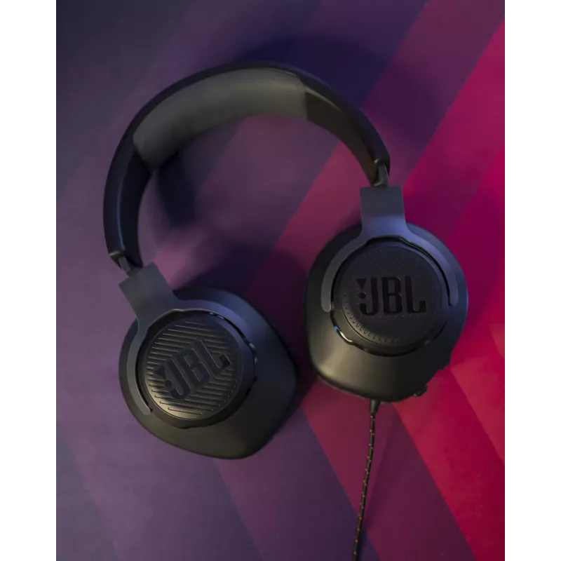 JBL Quantum 100 musta, langallinen, gaming, 20 - 20000 Hz, 216 g, kuulokkeet, musta