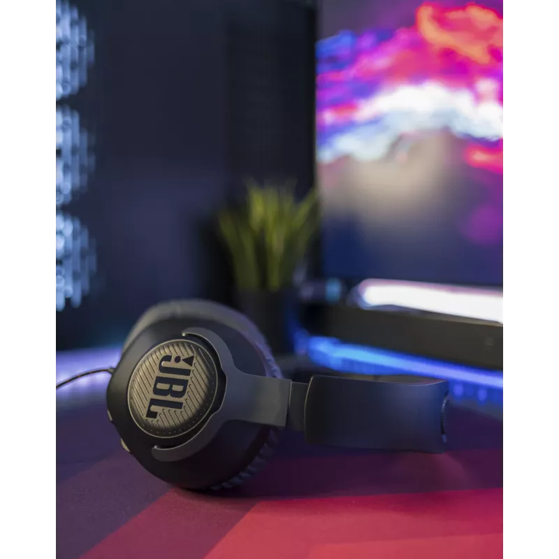JBL Quantum 100 musta, langallinen, gaming, 20 - 20000 Hz, 216 g, kuulokkeet, musta