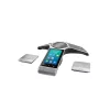 IP-konferenssipuhelin Yealink CP960 — hopea, painike- & kosketusohjaus, Micro-USB B & USB-A, 338×338×74 mm