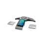 IP-konferenssipuhelin Yealink CP960 — hopea, painike- & kosketusohjaus, Micro-USB B & USB-A, 338×338×74 mm