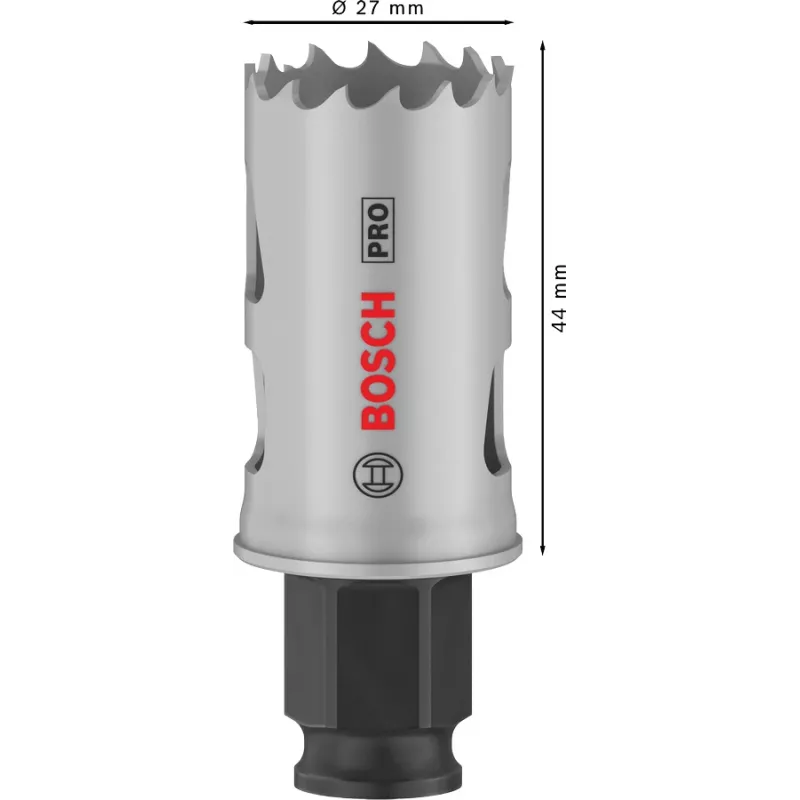 Reikäsaha Bosch PRO Multi Material PC Plus 44/27 mm — yksittäinen, porakoneeseen, Ø27 mm