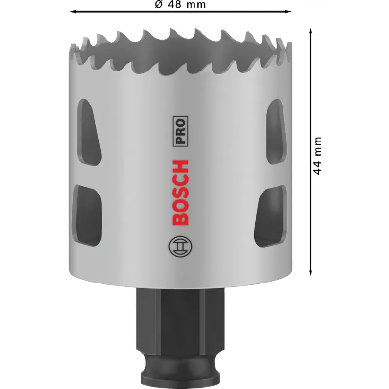 Reikäsaha Bosch PRO Multi Material PC Plus 44/48 mm — yksittäinen porakoneille