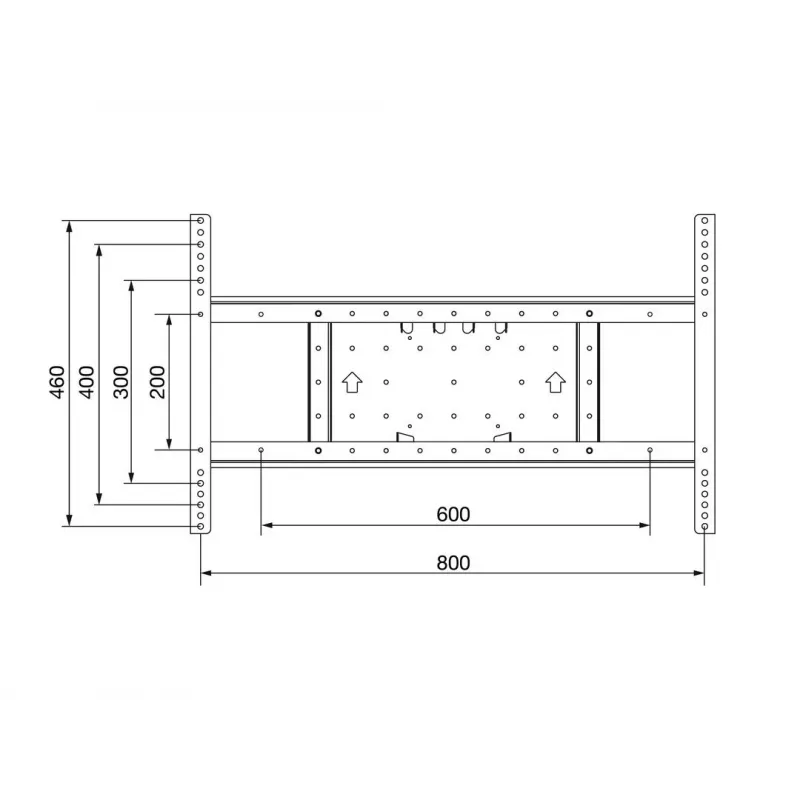 Laajennussarja Multibrackets M VESA laajennussarja Tilt & Turn 800x400