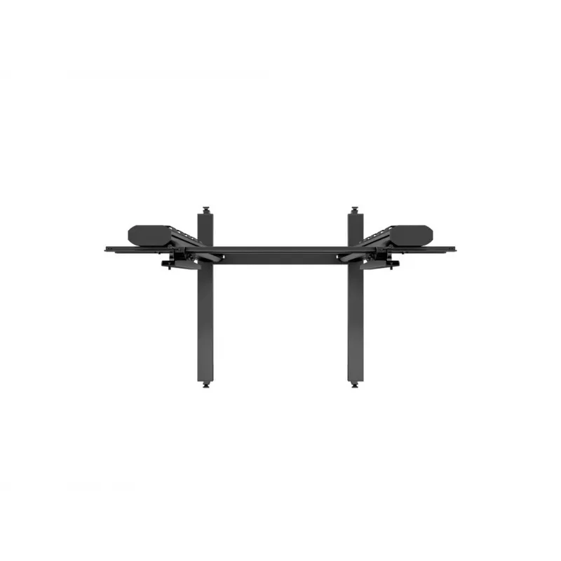 Multibrackets M Public Display Stand 210 Dual Pillar Wheelbase musta