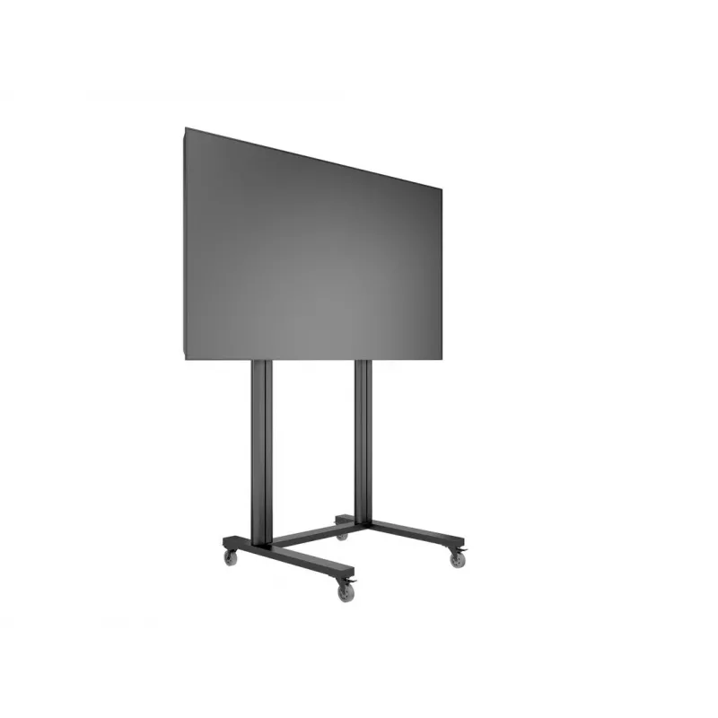 Multibrackets M Public Display Stand 210 Dual Pillar Wheelbase musta
