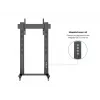 Multibrackets M Public Display Stand 210 Dual Pillar Wheelbase musta