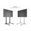 Multibrackets M Public Display Stand 210 Dual Pillar Wheelbase musta