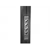 Multibrackets M Public Display Stand 210 Dual Pillar Wheelbase musta