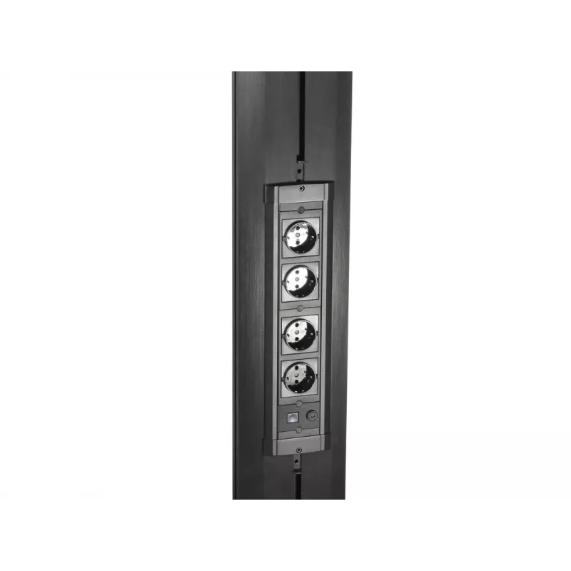 Multibrackets M Public Display Stand 210 Dual Pillar Wheelbase musta