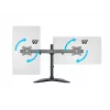 Multibrackets M Deskstand Basic Dual, vapaasti seisova, 16 kg, 38.1 cm (15