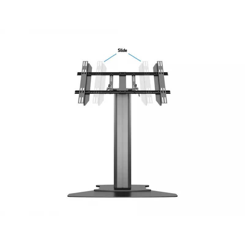 Multibrackets M Public Display Stand 110 HD Floorbase Single musta
