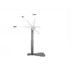 Multibrackets M Public Display Stand 110 HD Floorbase Single musta