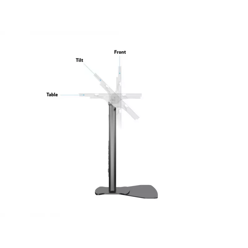 Multibrackets M Public Display Stand 110 HD Floorbase Single musta