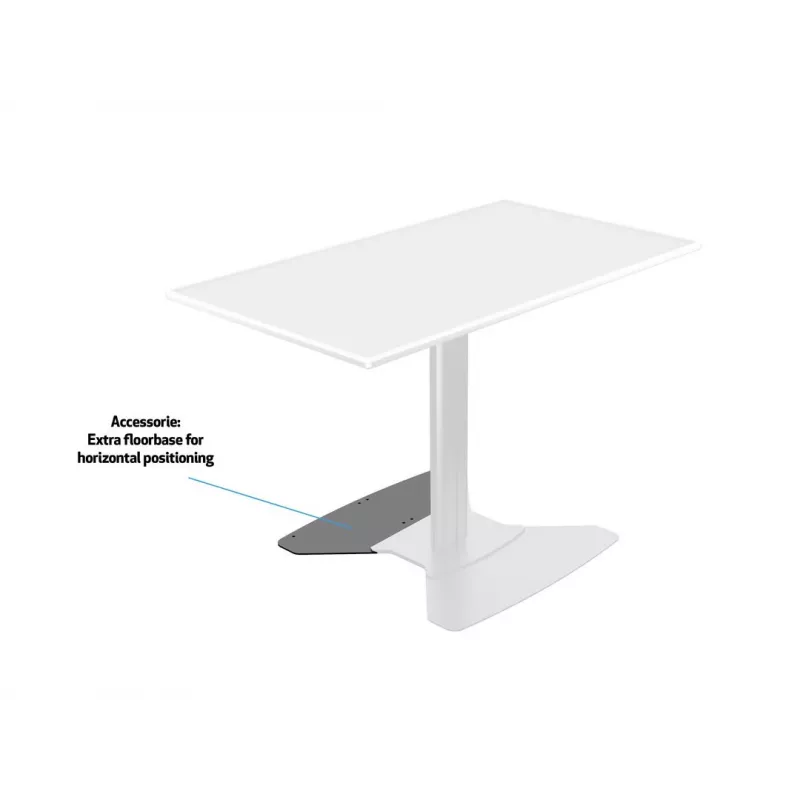 Multibrackets M Public Display Stand 110 HD Floorbase Single musta