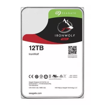 Seagate NAS HDD IronWolf sisäinen kiintolevy 12 TB 7200 kierr./min 256 MB 3,5