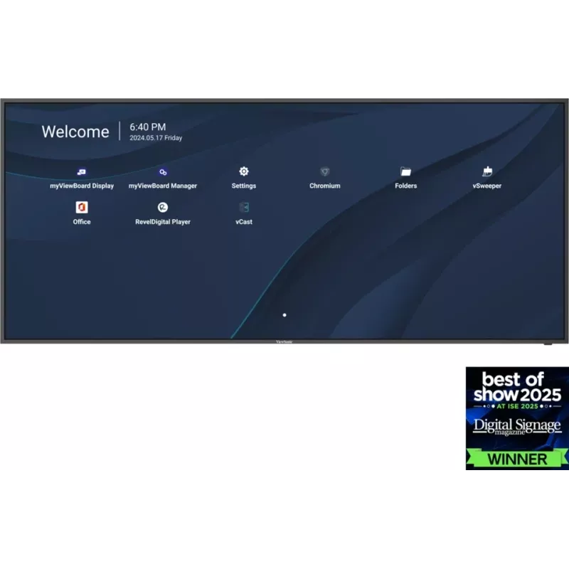 Viewsonic CDE105UW interaktiivinen valkotaulu 2,67 m (105
