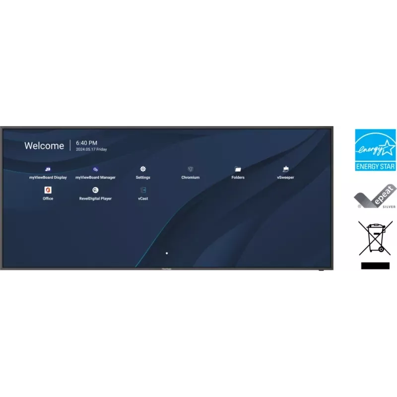 Viewsonic CDE105UW interaktiivinen valkotaulu 2,67 m (105