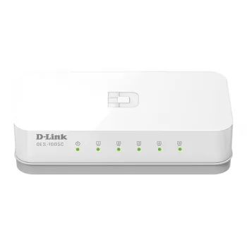 D-Link ES-1005C/E hallitsematon Fast Ethernet (10/100) pöytämalli valkoinen