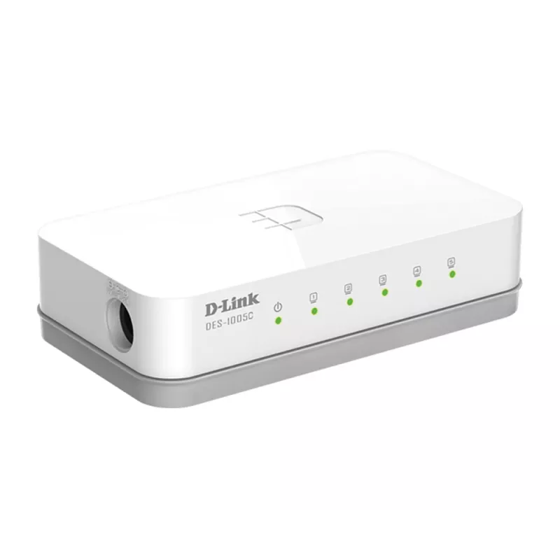 D-Link ES-1005C/E hallitsematon Fast Ethernet (10/100) pöytämalli valkoinen