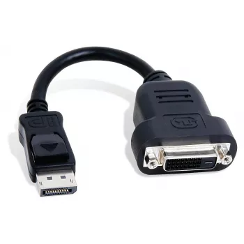 Matrox CAB-DP-DVIF videokaapeliadapteri 0,2 m DisplayPort DVI-D musta