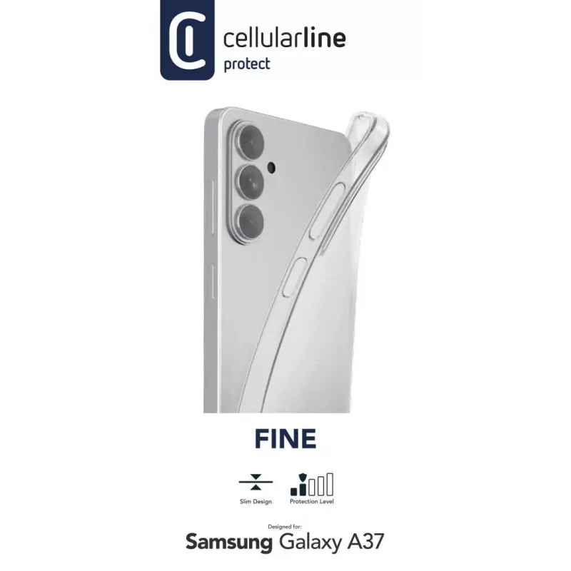 Cellularline Fine - Galaxy A37, kotelo, Samsung, Galaxy A37, 17 cm (6,7