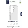 Cellularline Clear Protect - Galaxy A57 kova kotelo kumireunoilla