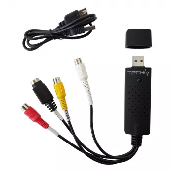 Techly I-USB-VIDEO-700TY videosignaalimuunnin 720 x 576 pikseliä
