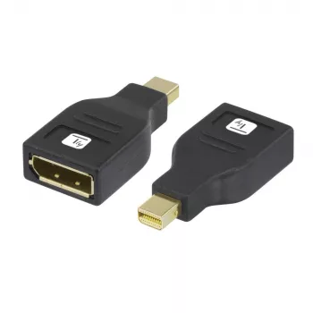 Techly IADAP DP-MDP2 kaapeliadapteri/adapteri DisplayPort Mini DisplayPort musta