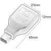 Techly IADAP DP-MDP2 kaapeliadapteri/adapteri DisplayPort Mini DisplayPort musta