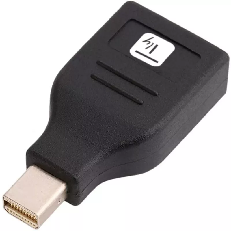 Techly IADAP DP-MDP2 kaapeliadapteri/adapteri DisplayPort Mini DisplayPort musta