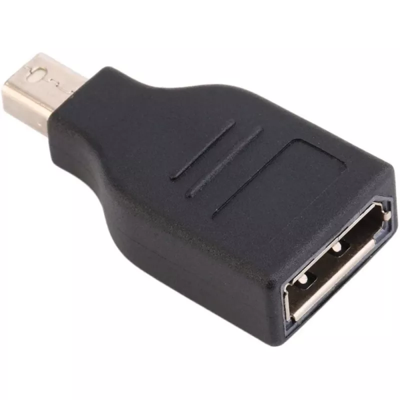 Techly IADAP DP-MDP2 kaapeliadapteri/adapteri DisplayPort Mini DisplayPort musta