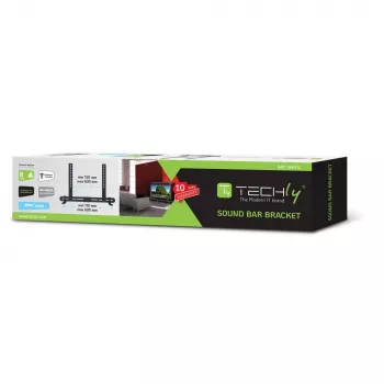 Techly yleinen seinäteline soundbarille Max VESA 600x400