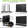 Techly yleinen seinäteline soundbarille Max VESA 600x400