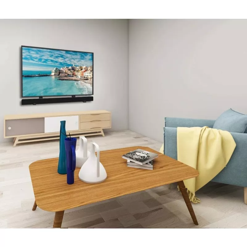 Techly yleinen seinäteline soundbarille Max VESA 600x400