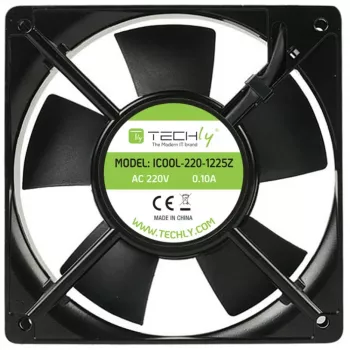 Techly ICOOL-220-1225Z tietokoneen jäähdytysjärjestelmä osa/lisävaruste tuuletinmoduuli