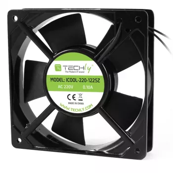 Techly ICOOL-220-1225Z tietokoneen jäähdytysjärjestelmä osa/lisävaruste tuuletinmoduuli